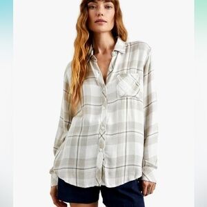 Rails Women’s Hunter Plaid Ash Cinder Size Medium
